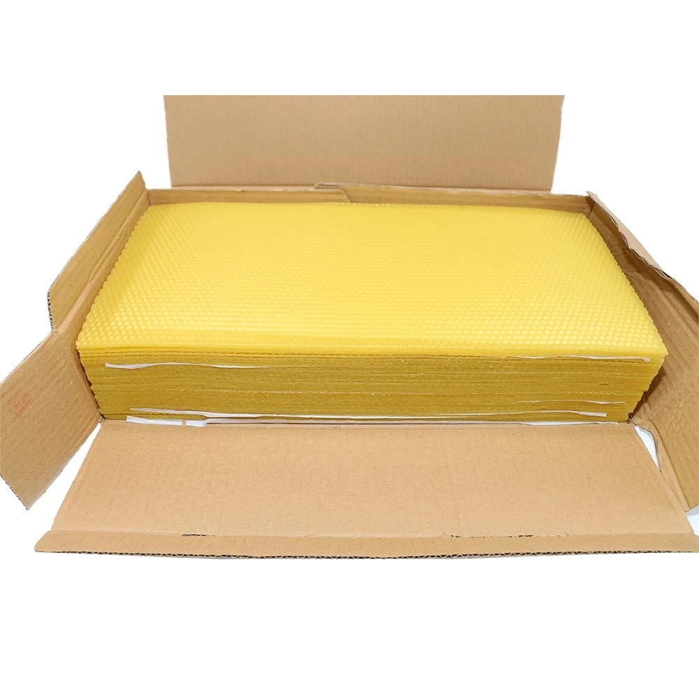 Candle Making With Beeswax - น้ําผึ้งหวีกรอบรังผึ้งขี้ผึ้ง Foundation กระดาษเทียนน้ําผึ้งขี้ผึ้ง Flakes Nest ฐานการเลี้ยงผึ้ง