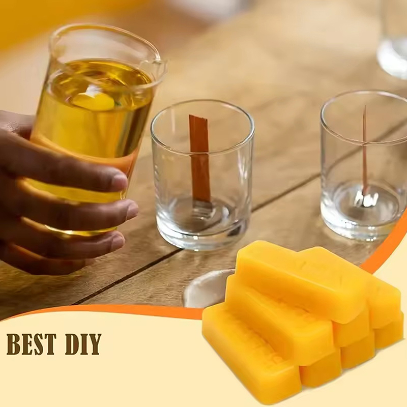 Candle Making With Beeswax - ขายดี 4/8 ชิ้น บล็อกขี้ผึ้งแท้ วัสดุแว็กซ์คุณภาพสูง สำหรับงาน