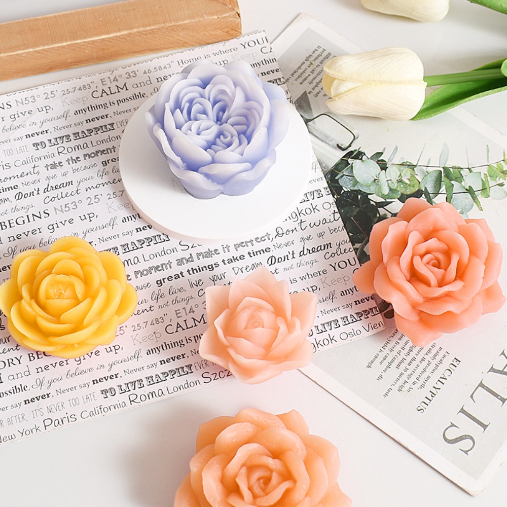 3D Rose เทียนซิลิโคนแม่พิมพ์บร - Candle Making Austin บทวิจารณ์และราคา