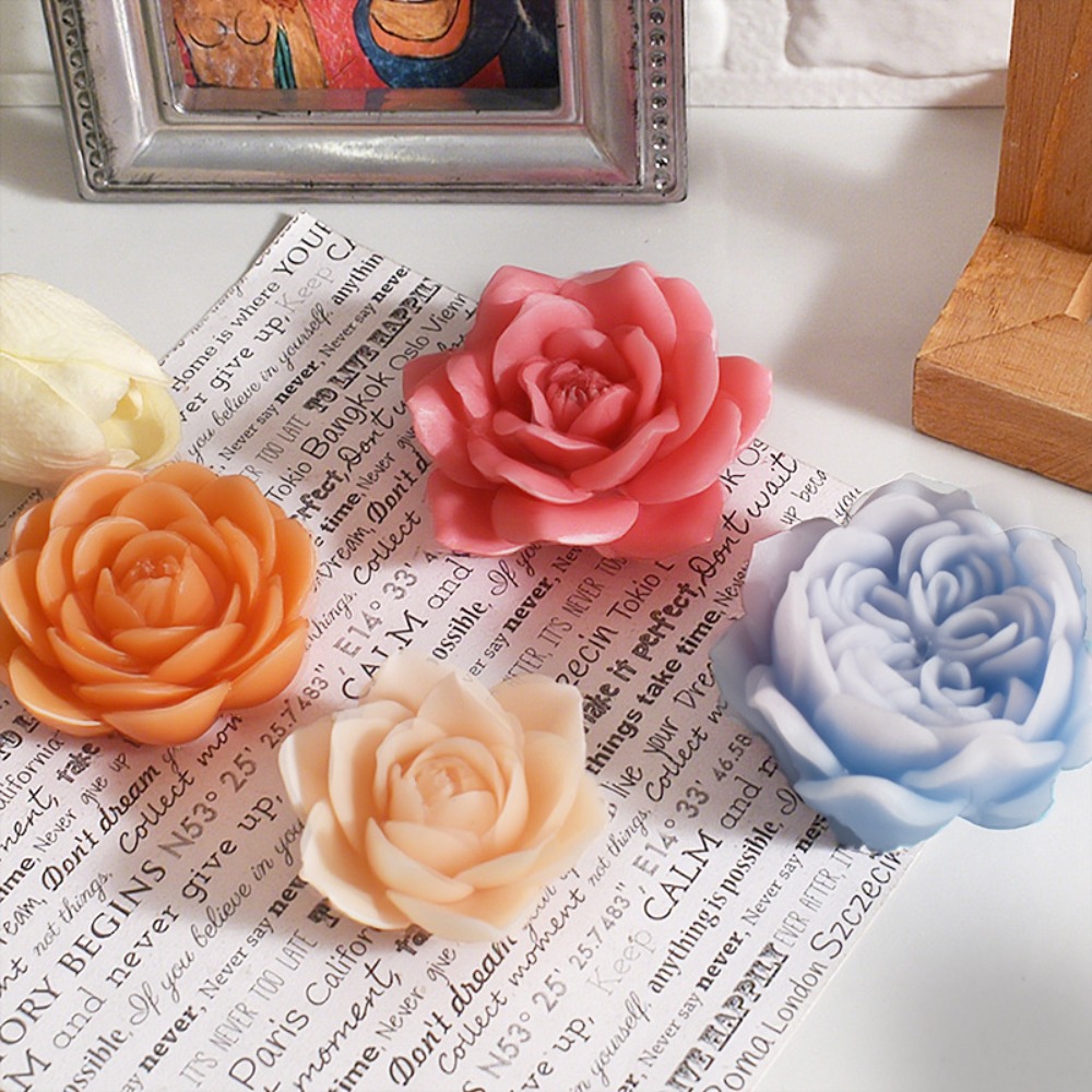 3D Rose เทียนซิลิโคนแม่พิมพ์บร - Candle Making Austin บทวิจารณ์และราคา