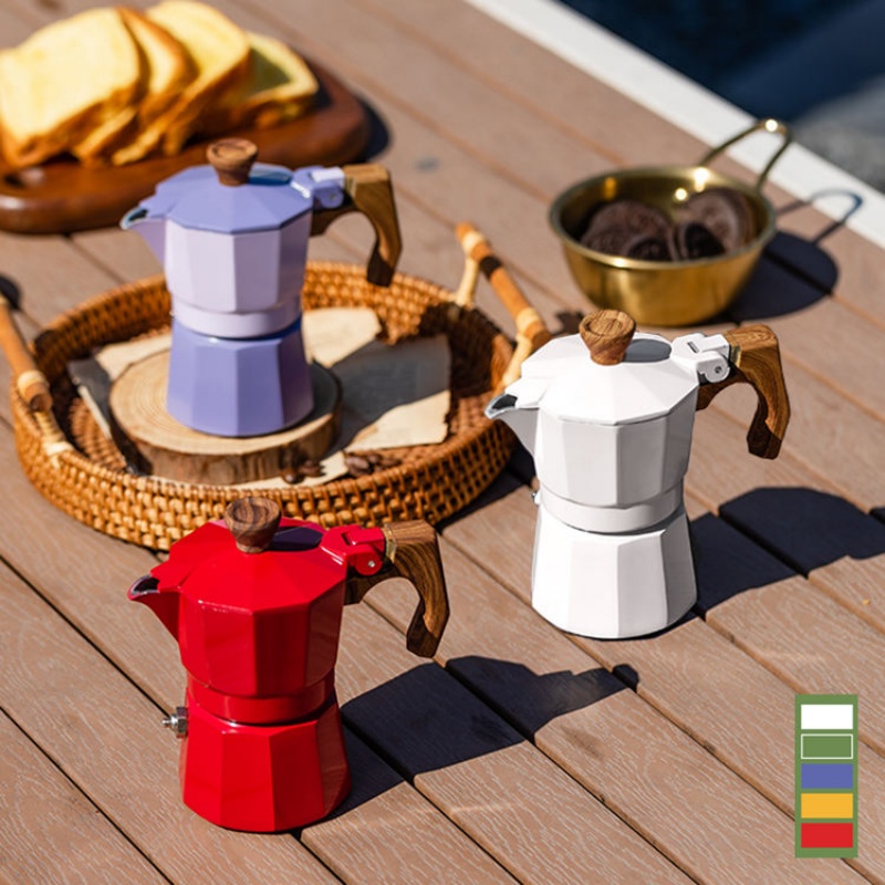 หม้อกาแฟมอคค่าพ็อตแบบใช้มือ 1  - Pour Pot Aluminum บทวิจารณ์และราคา