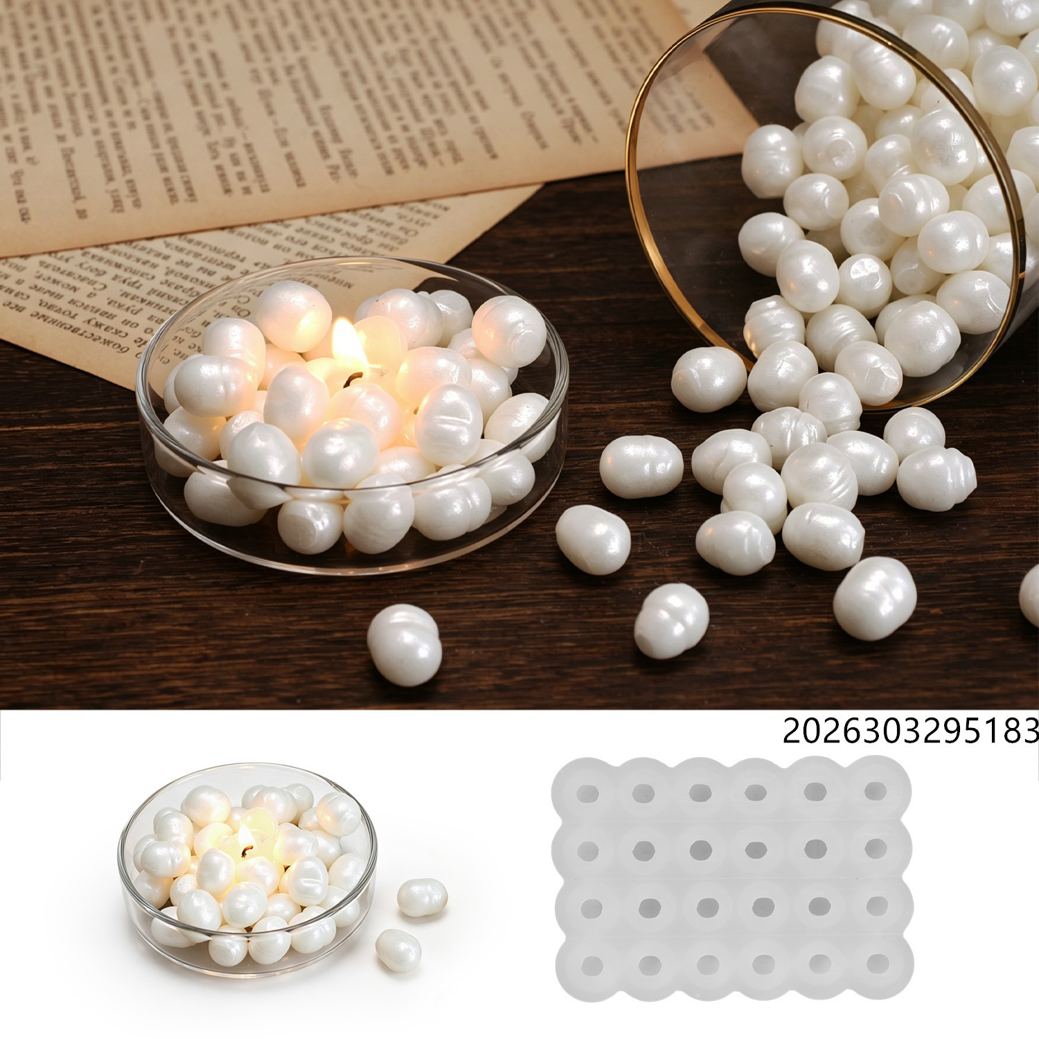 แม่พิมพ์เทียนหอมรูปไข่มุกทะเล, - Candle Making Fragrances บทวิจารณ์และราคา
