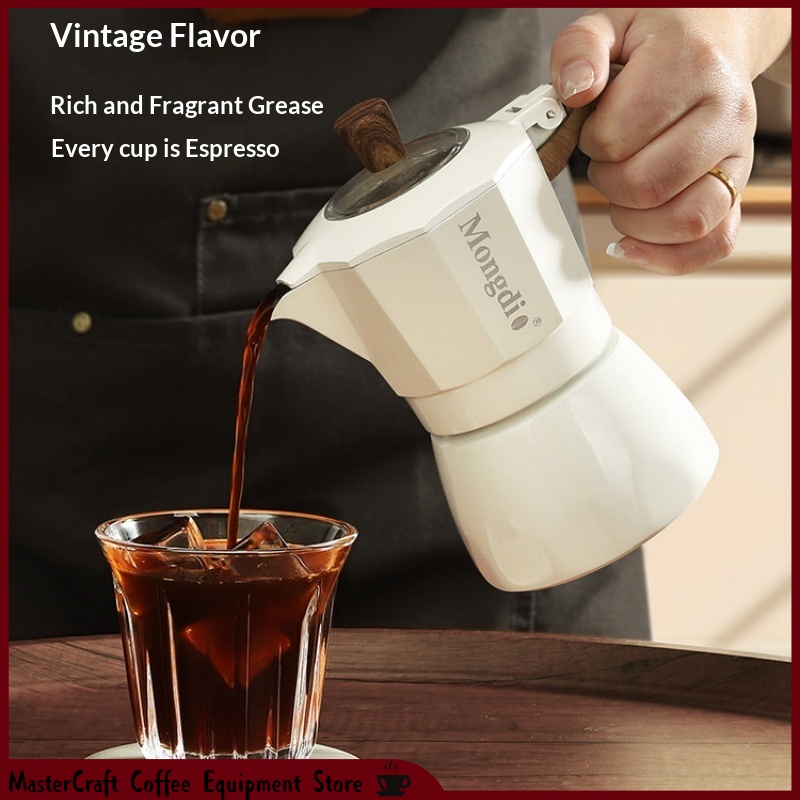 เครื่องชงกาแฟมอคค่าพอทแบบวาล์ว - Pour Pot Aluminum บทวิจารณ์และราคา