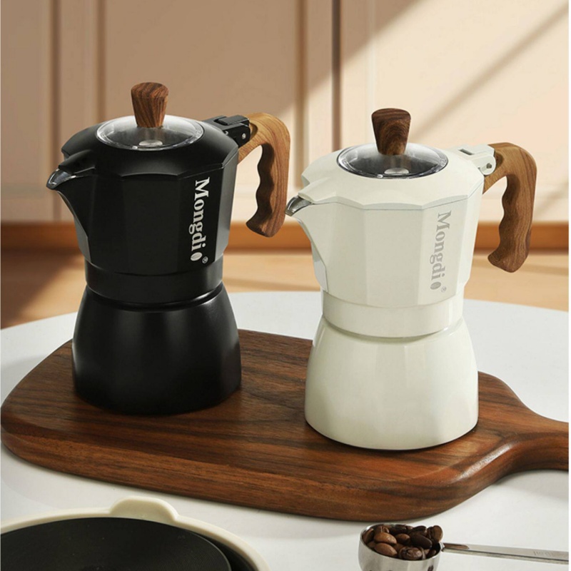 เครื่องชงกาแฟมอคค่าพอทแบบวาล์ว - Pour Pot Aluminum บทวิจารณ์และราคา