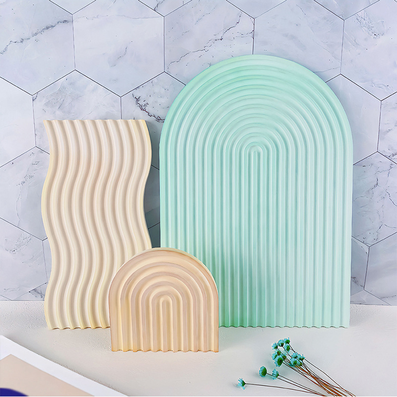 DIY ลาย Wave ถาดแม่พิมพ์สําหรั - Candle Making Class บทวิจารณ์และราคา
