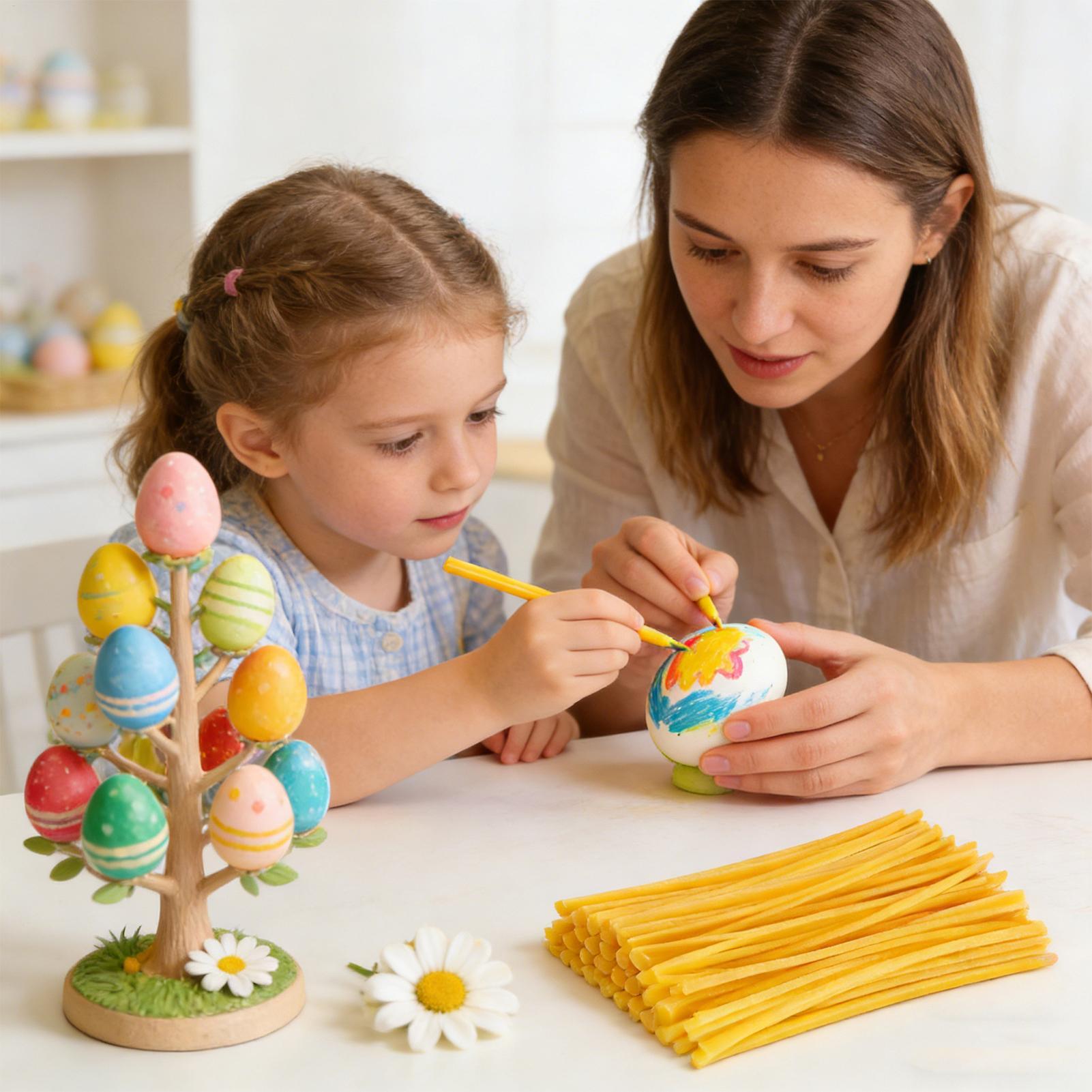 แท่งขี้ผึ้งตกแต่งไข่ 120 ชิ้น  - Candle Making With Beeswax บทวิจารณ์และราคา