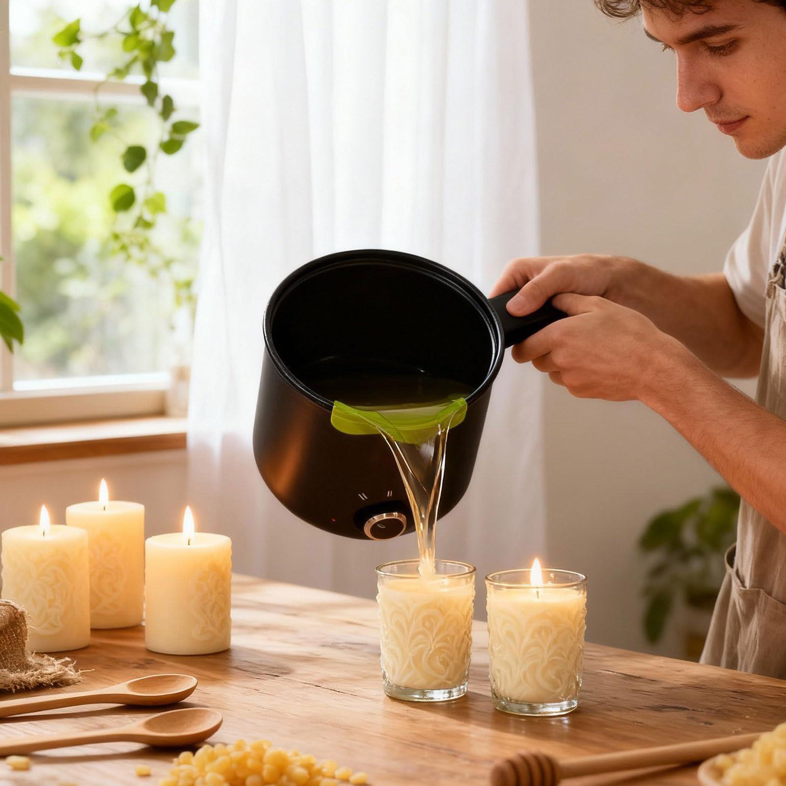 หม้อหลอมเทียน 1.5 ลิตร ขนาดใหญ - Candle Making Class บทวิจารณ์และราคา