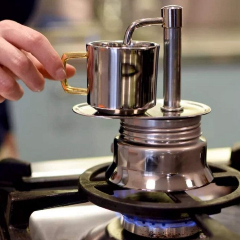 หม้อกาแฟโมคค่าสแตนเลสแบบพวยเดี - Pour Pot Aluminum บทวิจารณ์และราคา