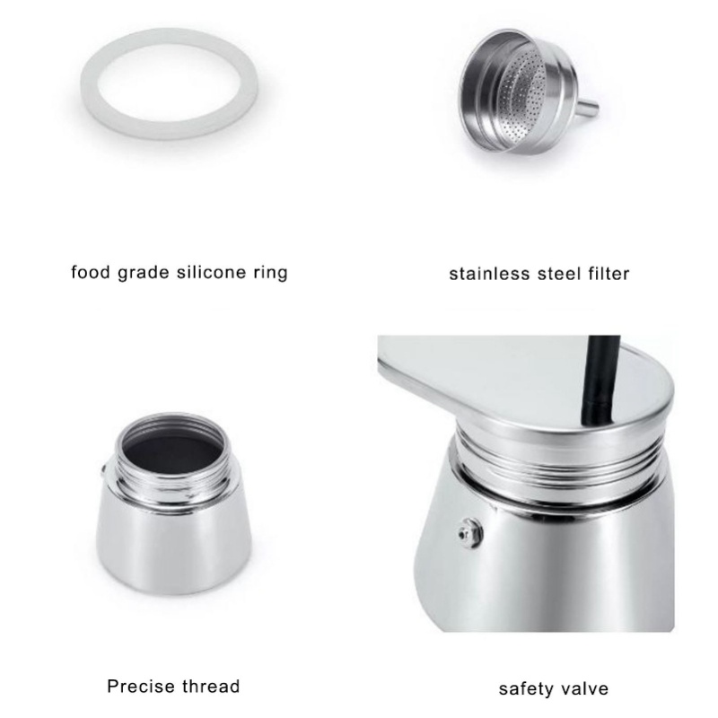 หม้อกาแฟโมคค่าสแตนเลสแบบพวยเดี - Pour Pot Aluminum บทวิจารณ์และราคา