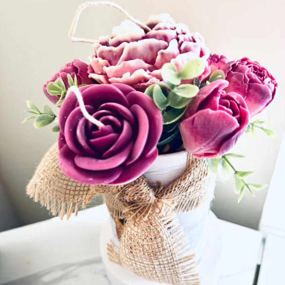 Rose TULIP ซิลิโคนเทียนแม่พิมพ - Candle Making Austin บทวิจารณ์และราคา