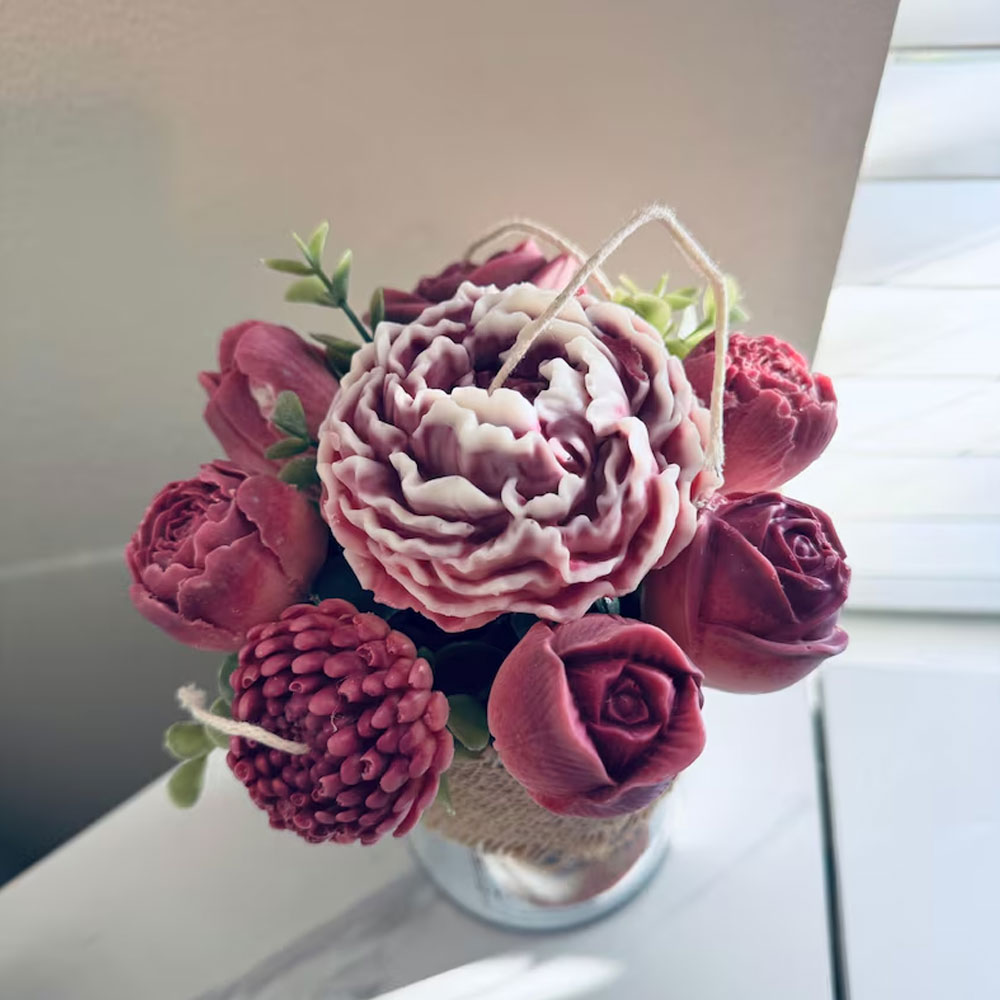 Rose TULIP ซิลิโคนเทียนแม่พิมพ - Candle Making Austin บทวิจารณ์และราคา