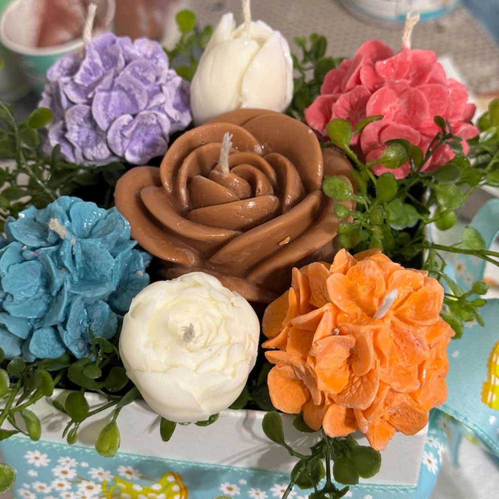Rose TULIP ซิลิโคนเทียนแม่พิมพ - Candle Making Austin บทวิจารณ์และราคา